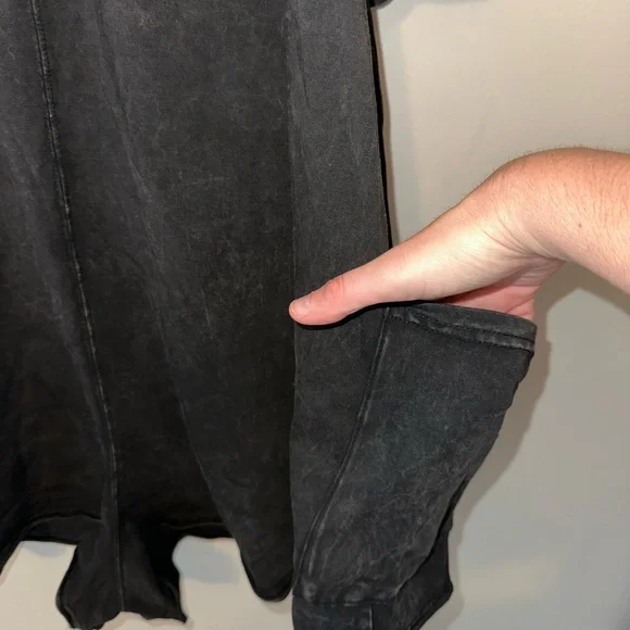 NWOT FP Movement Black Hot Shot Tee Romper - Picture 3 of 6